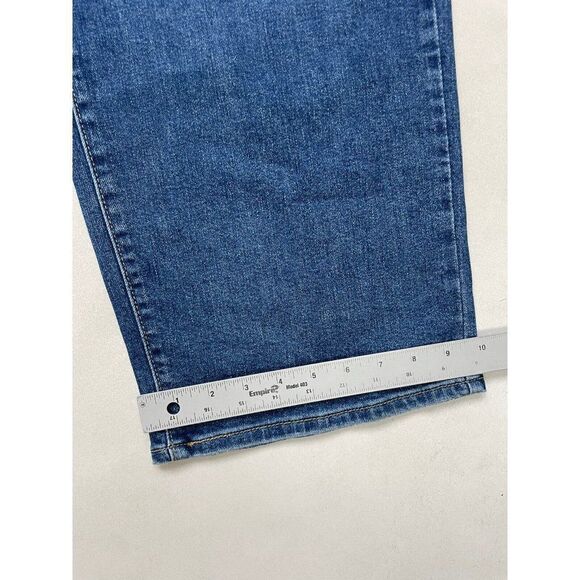 Levi’s Ribcage Straight Ankle Denim Jeans Women Plus Size 24 Blue NWT - Picture 9 of 10